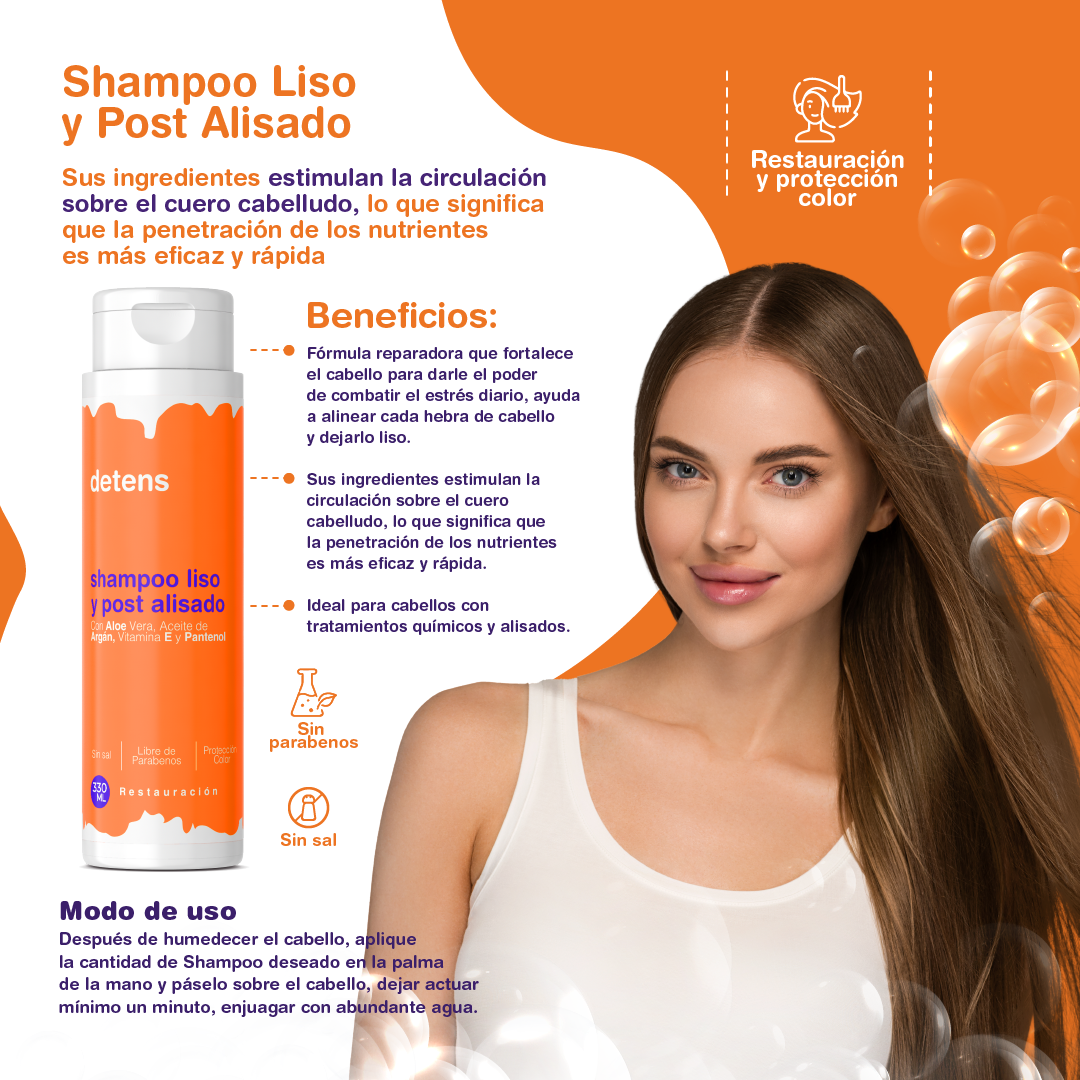 DETENS SHAMPO LISOS